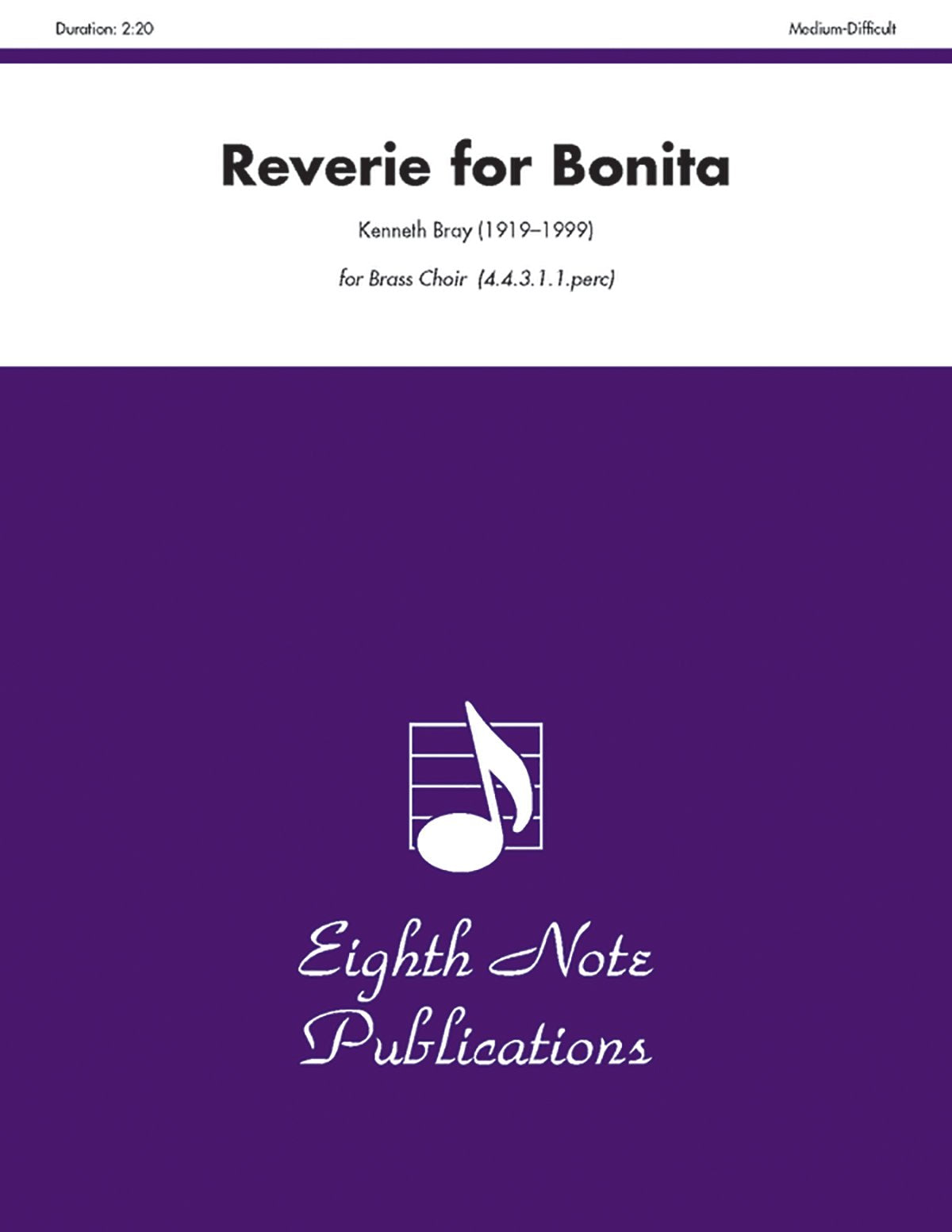 Reverie For Bonita: Score & Parts (Eighth Note Publications),Used
