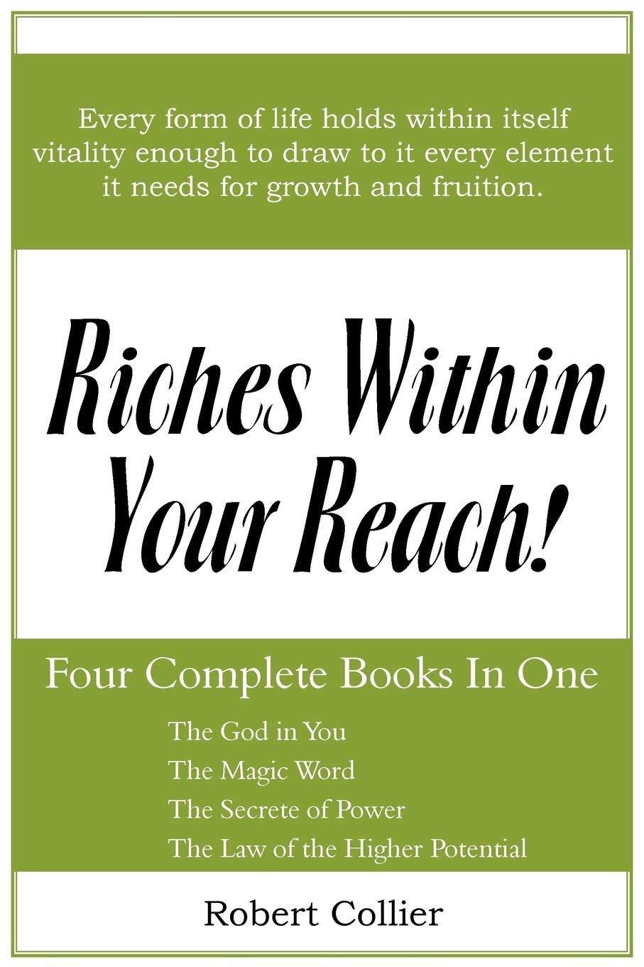 Riches Within Your Reach,Used