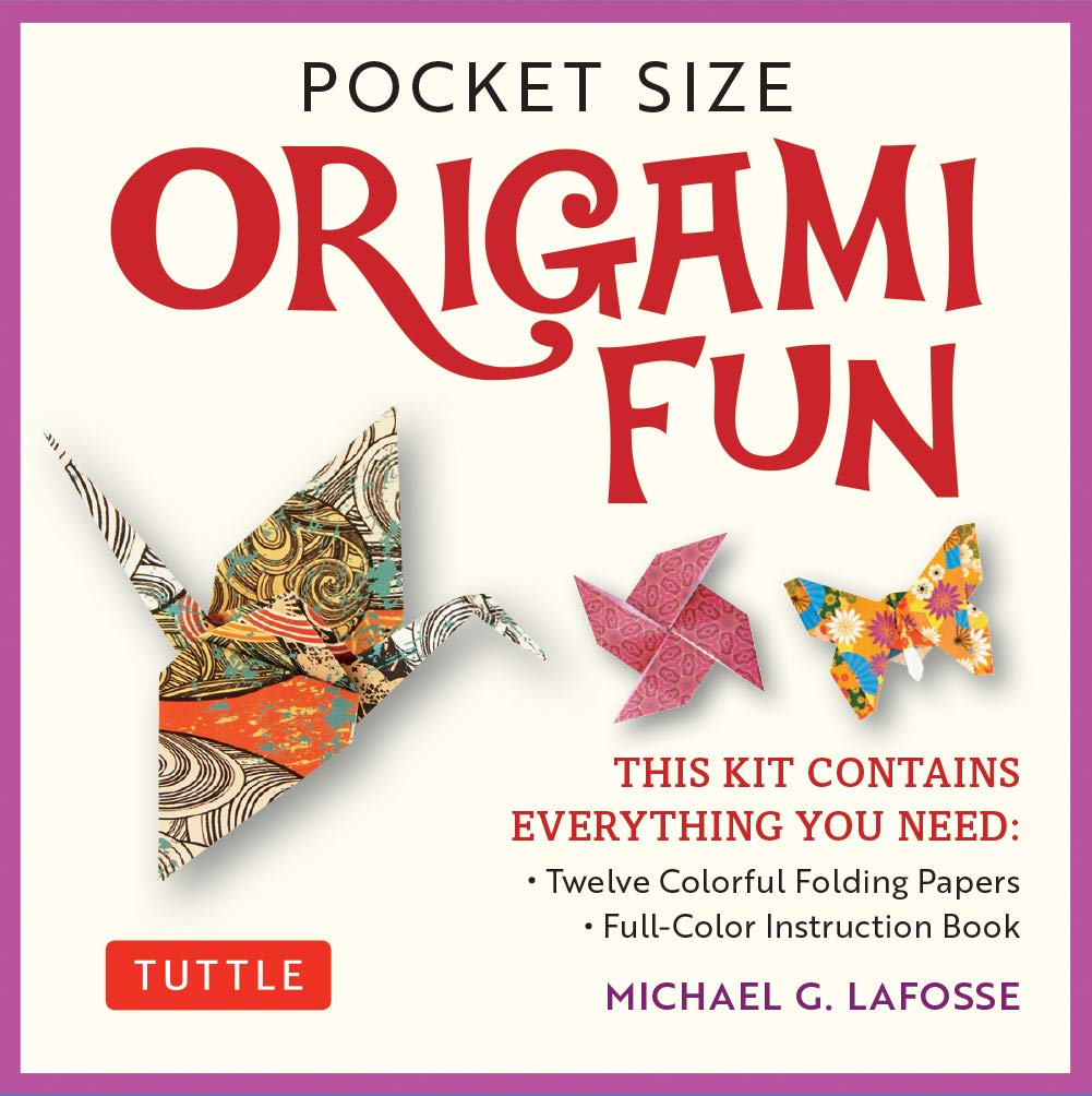Pocket Size Origami Fun Kit: Contains Everything You Need To Make 7 Exciting Paper Models,Used