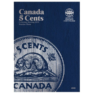 Canadian 5 Cent Folder #3, Starting 2013,New