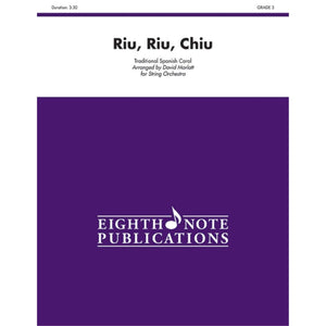 Riu, Riu, Chiu: Conductor Score (Eighth Note Publications),Used