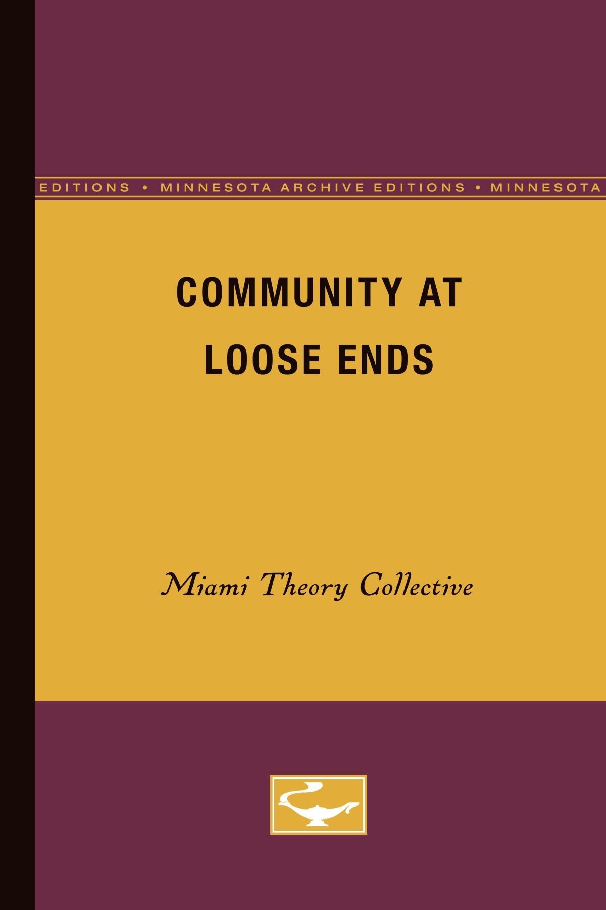 Community At Loose Ends,New