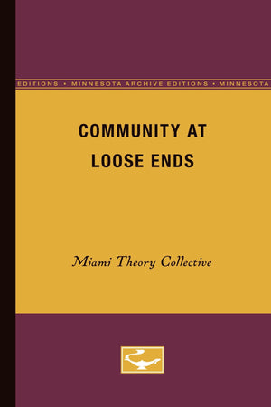 Community At Loose Ends,New