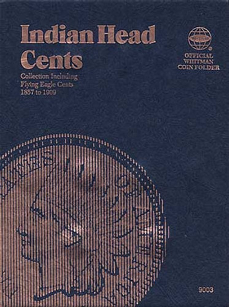 Indian Head Cents Folder 18571909 (Official Whitman Coin Folder),New