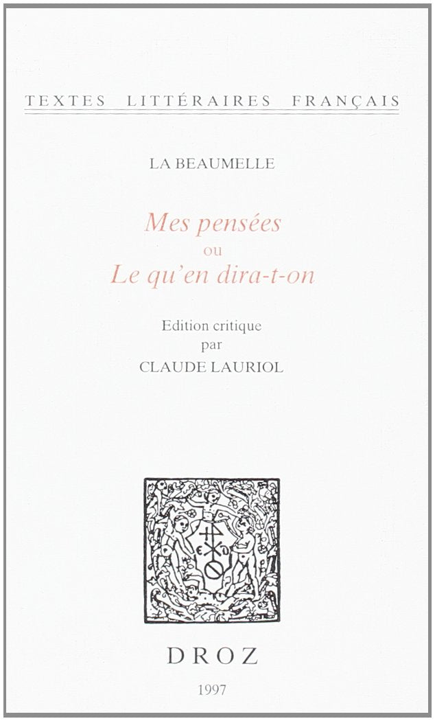 MES PENSEES OU LE QU'EN DIRATON ?,Used