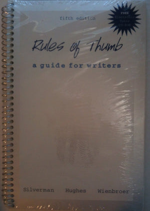 Rules of Thumb: A Guide for Writers,Used