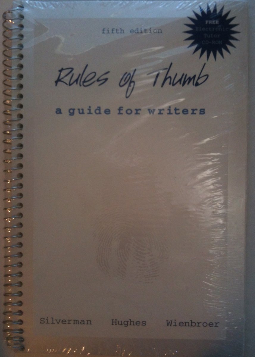 Rules of Thumb: A Guide for Writers,Used