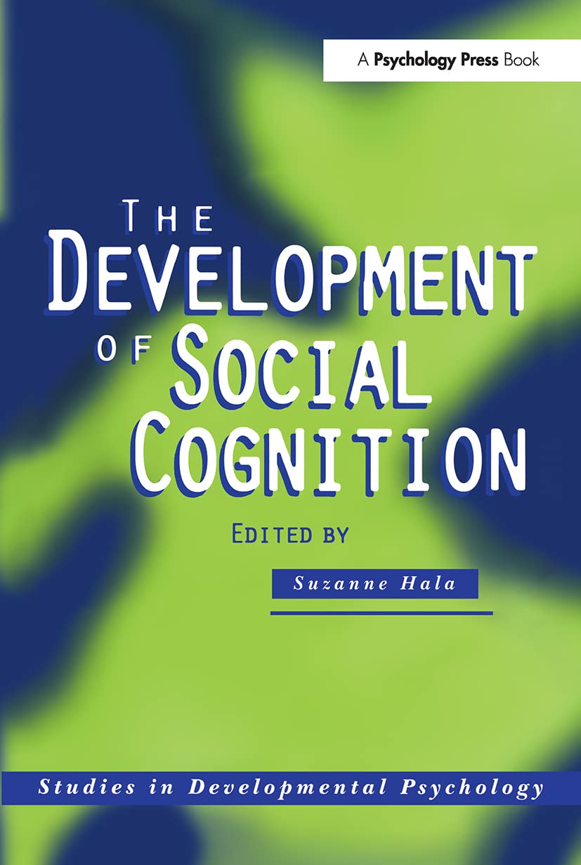 The Development Of Social Cognition (Studies In Developmental Psychology),New