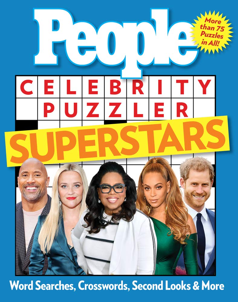 People Celebrity Puzzler Superstars: Word Searches, Crosswords, Second Looks, and More,Used