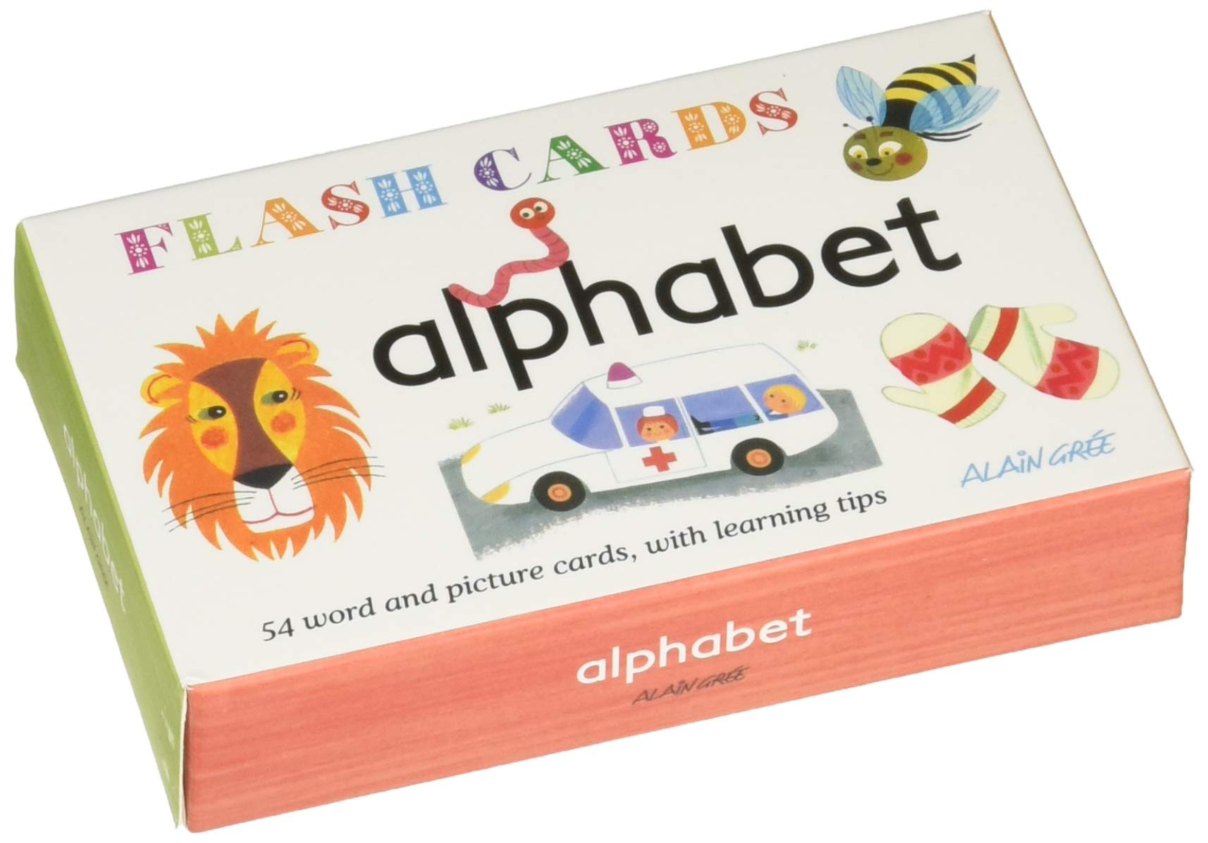Alphabet  Flash Cards: 54 Word and Picture Cards, with Learning Tips,Used