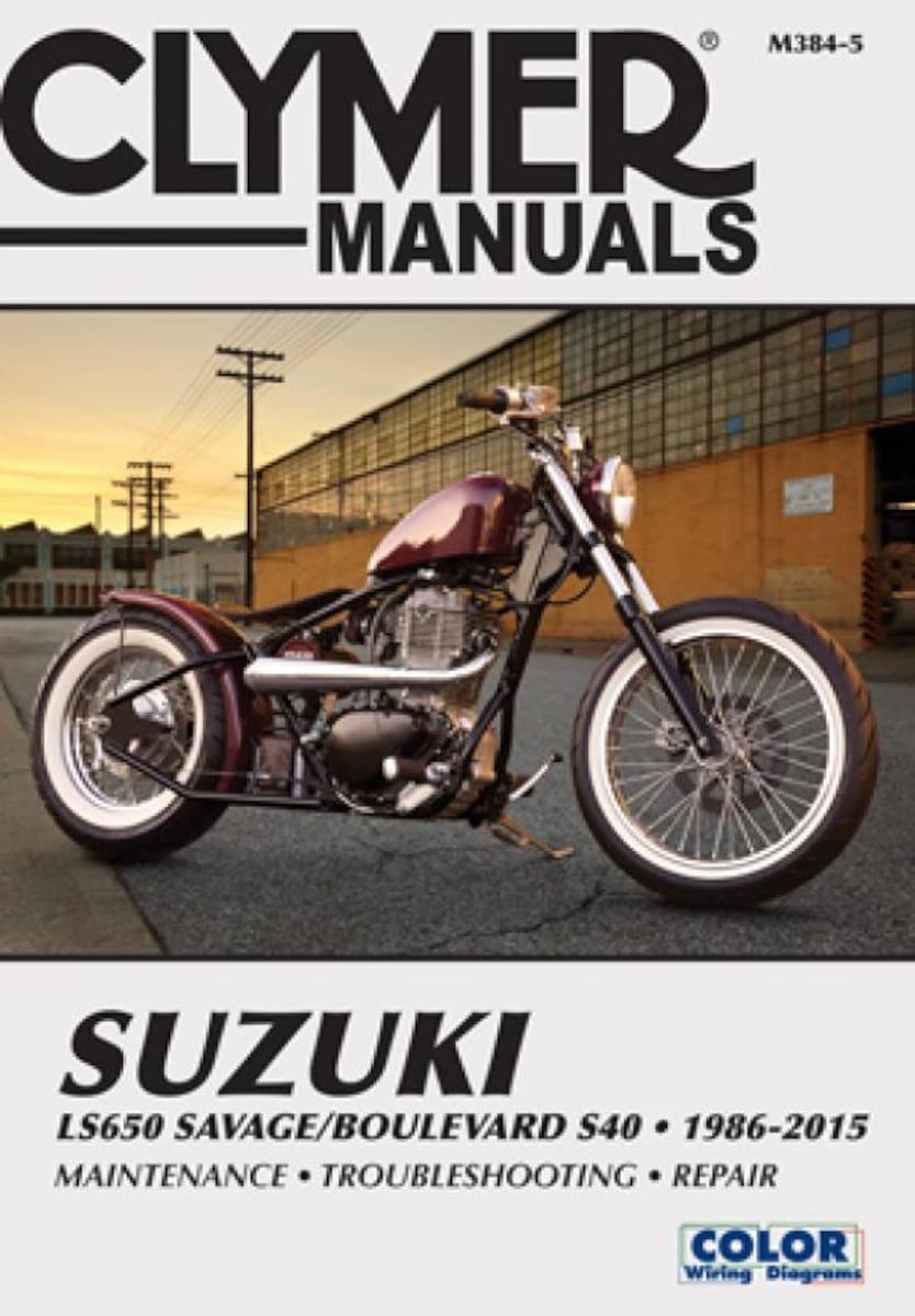 Suzuki LS650 Savage/Boulevard S40, 19862007 (CLYMER MOTORCYCLE REPAIR),Used