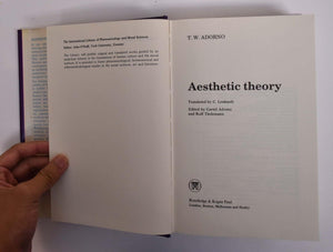 Aesthetic Theory (International Library of Phenomenology and Moral Sciences),Used