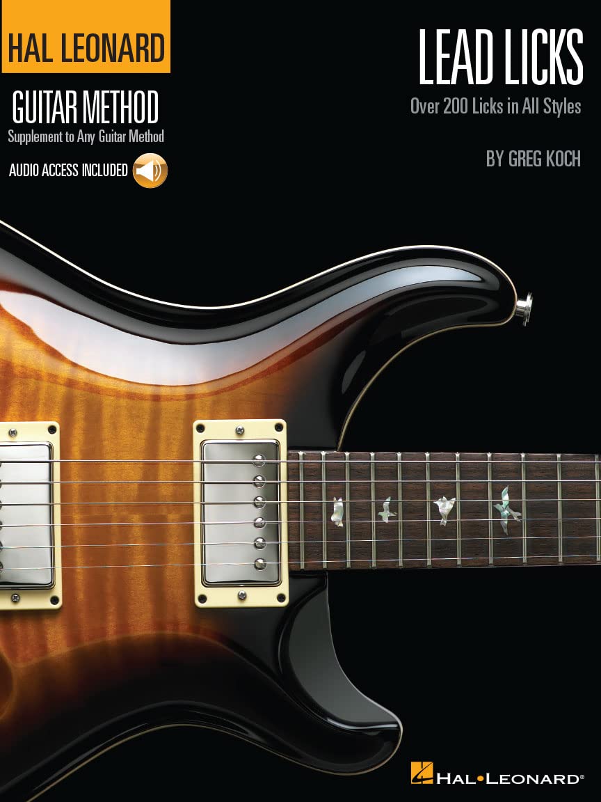 Lead Licks  Hal Leonard Guitar Method (Book/Online Audio) (Hal Leonard Guitar Method (Songbooks)),New