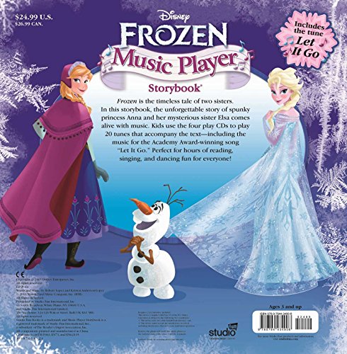 Disney Frozen Music Player Storybook (1),Used