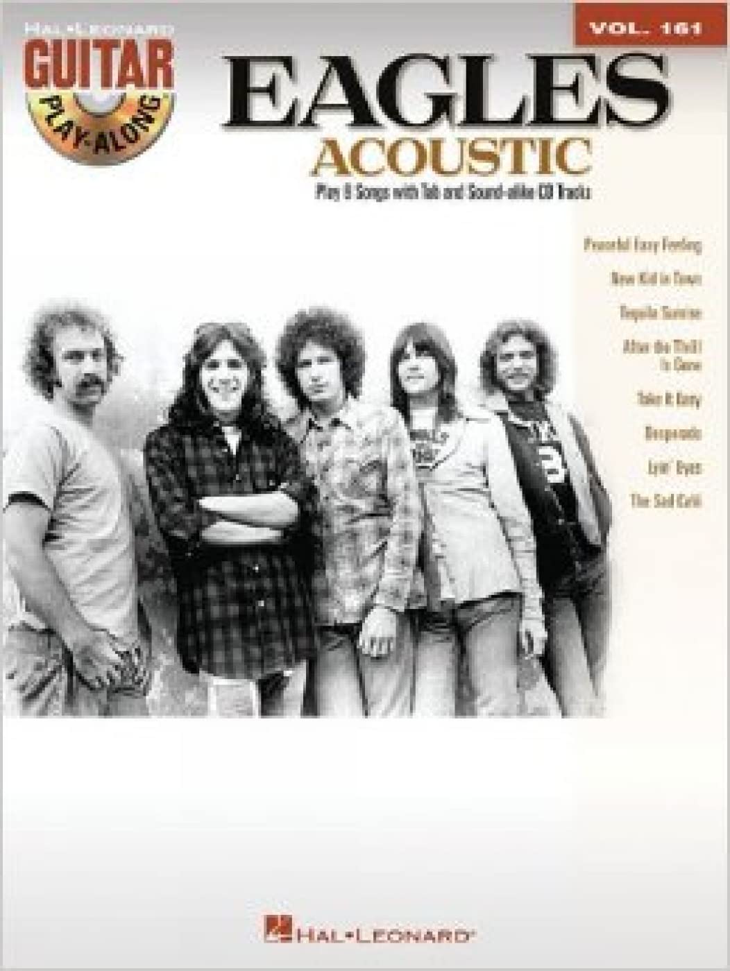 The Eagles  Acoustic  Guitar PlayAlong 161 Book/Online Audio,Used