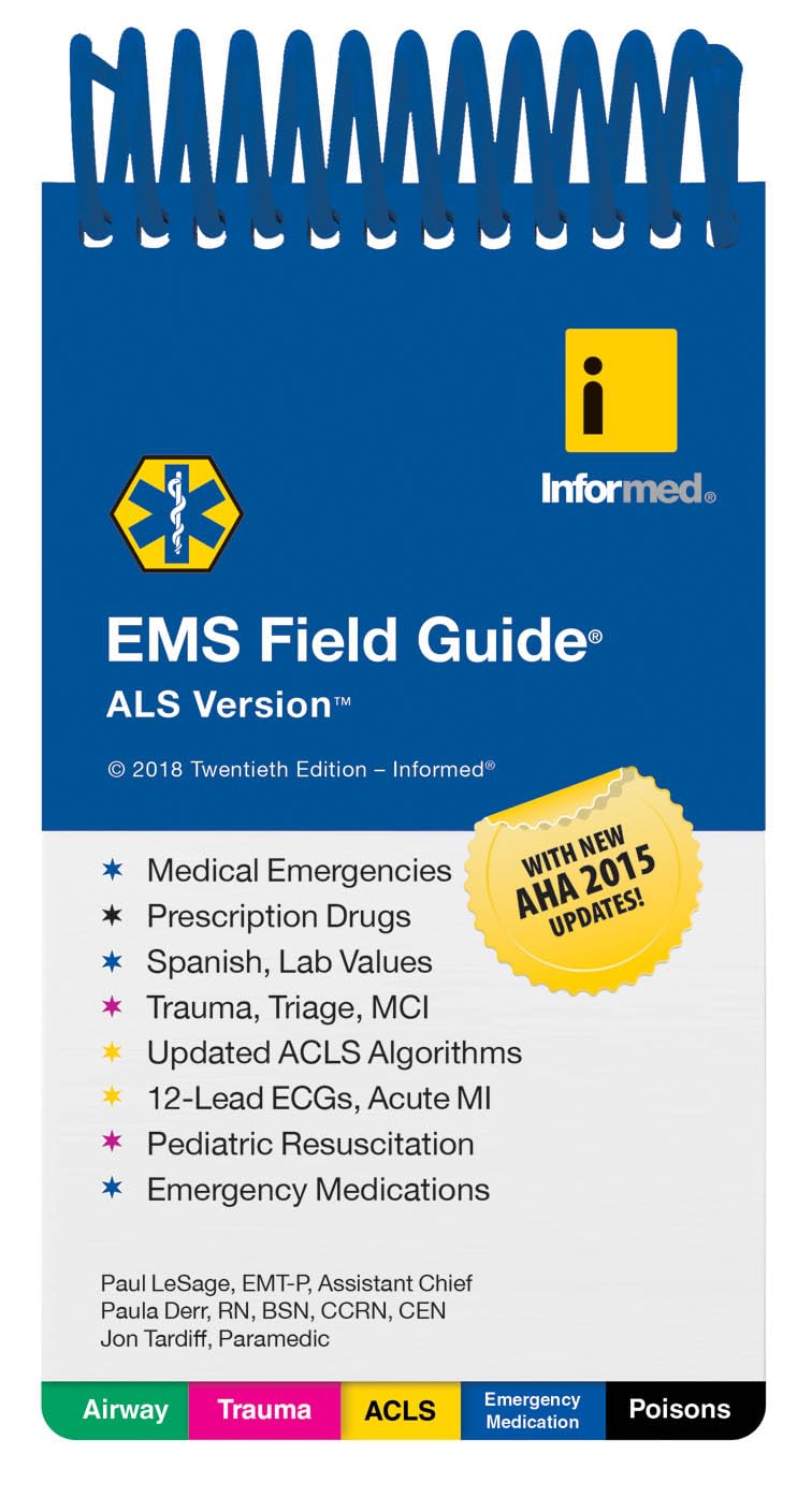 EMS Field Guide, ALS Version,Used