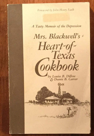 Mrs. Blackwell'S Heart Of Texas Cookbook,Used