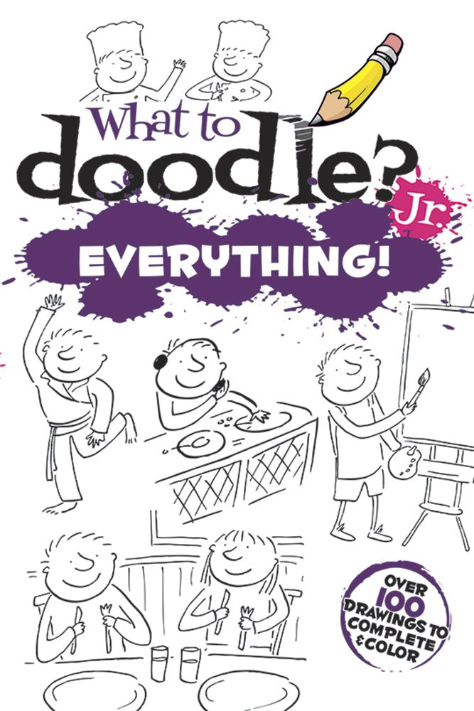 What To Doodle? Jr.Everything! (Dover Doodle Books),Used