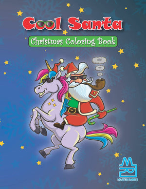 COOL SANTA Christmas Coloring Book: Funny coloring book of Christmas elements for both kids and adults (Cool Coloring Book),Used
