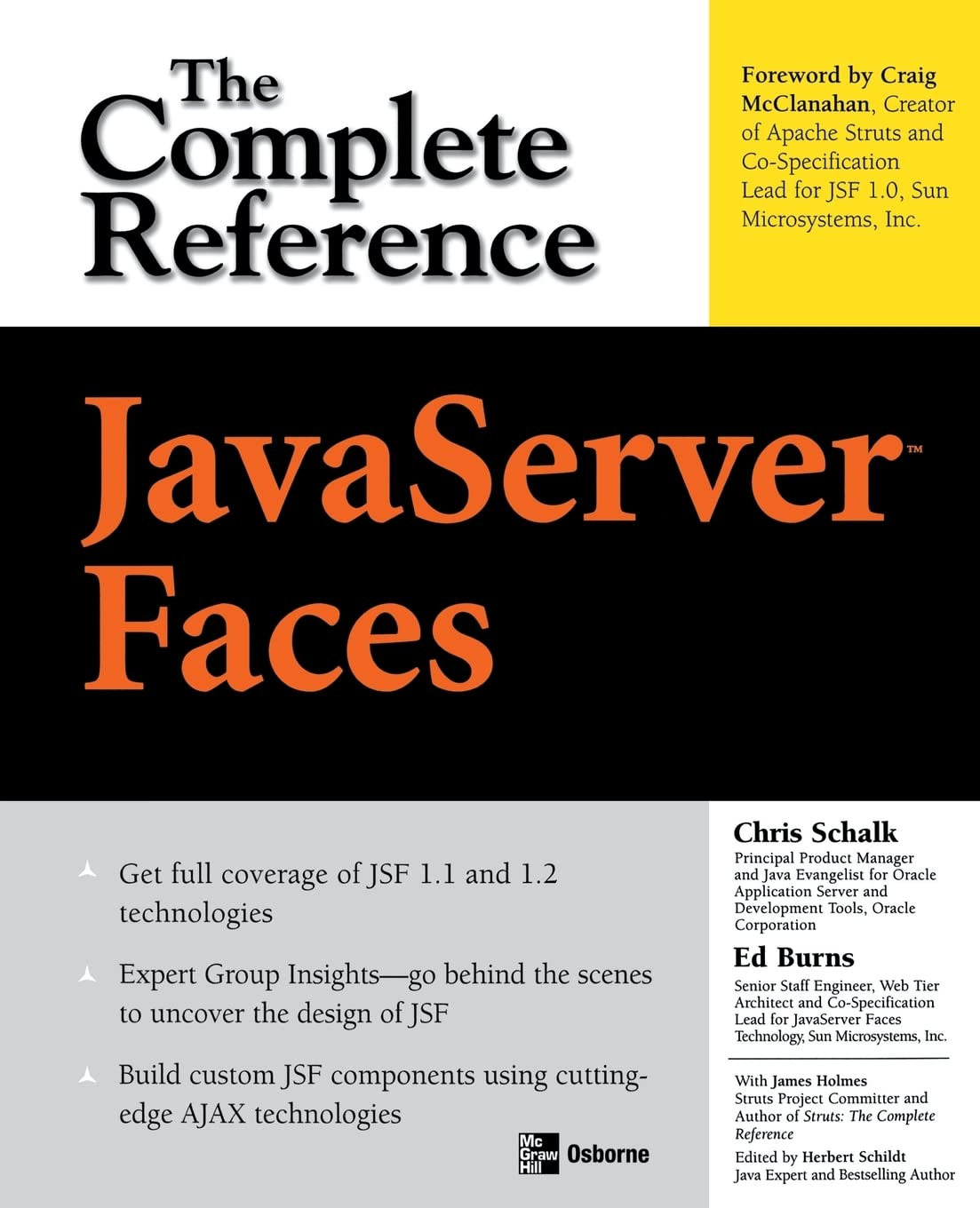 Javaserver Faces: The Complete Reference (Complete Reference Series),New