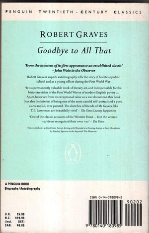 20th Century Goodbye To All That,Used