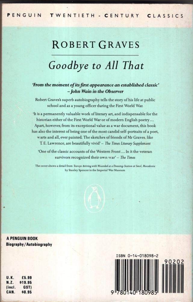 20th Century Goodbye To All That,Used