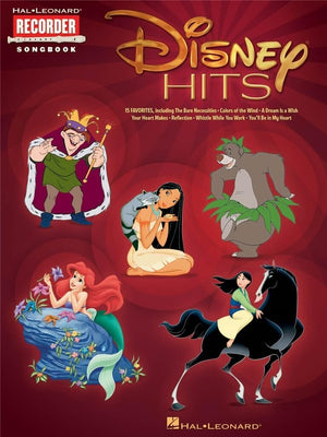 Disney Hits: Hal Leonard Recorder Songbook,Used