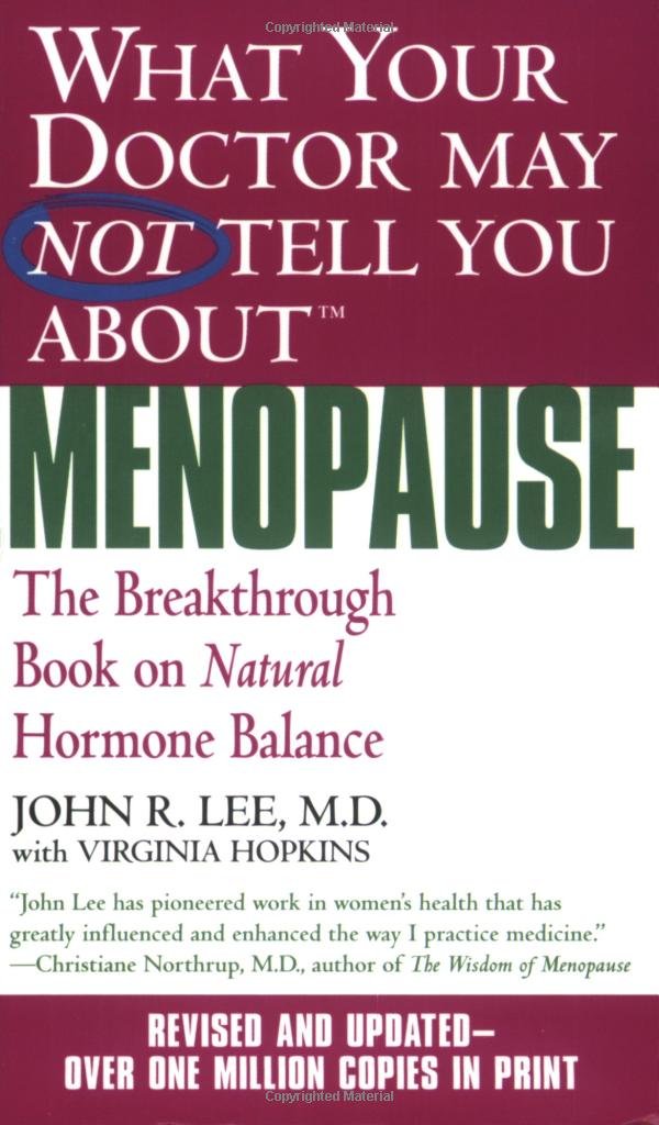 What Your Doctor May Not Tell You About Menopause (TM): The Breakthrough Book on Natural Hormone Balance,Used