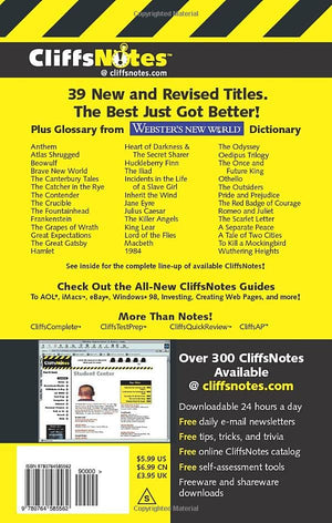 Cliffsnotes On Rand'S Atlas Shrugged (Cliffsnotes On Literature)