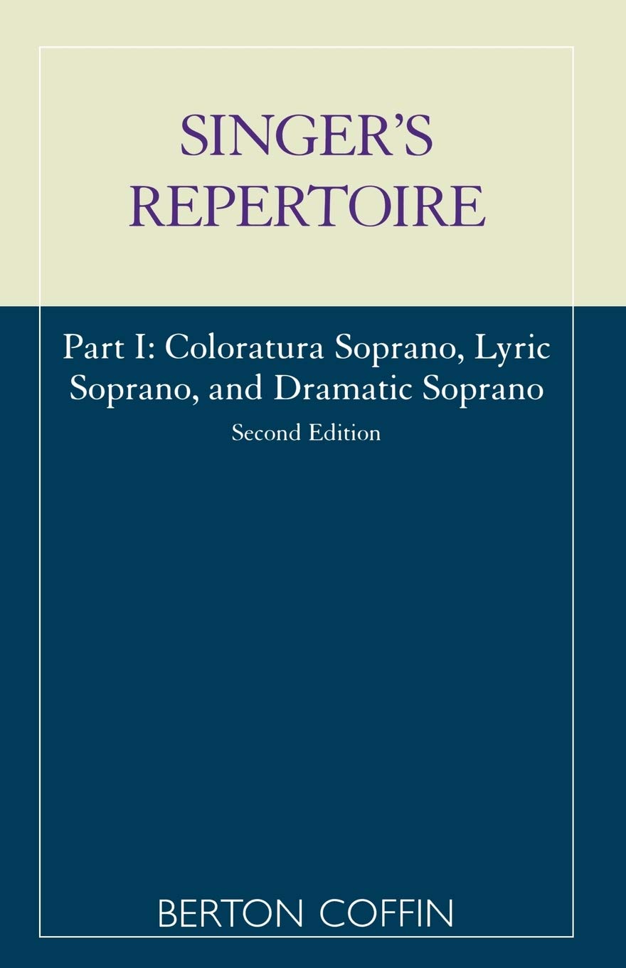 The Singer'S Repertoire, Part I,Used