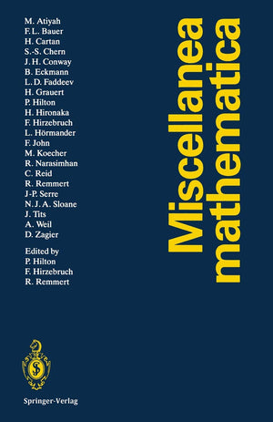 Miscellanea Mathematica (English, German and French Edition),Used