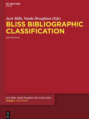 Chemistry (Bliss Bibliographic Classification),Used