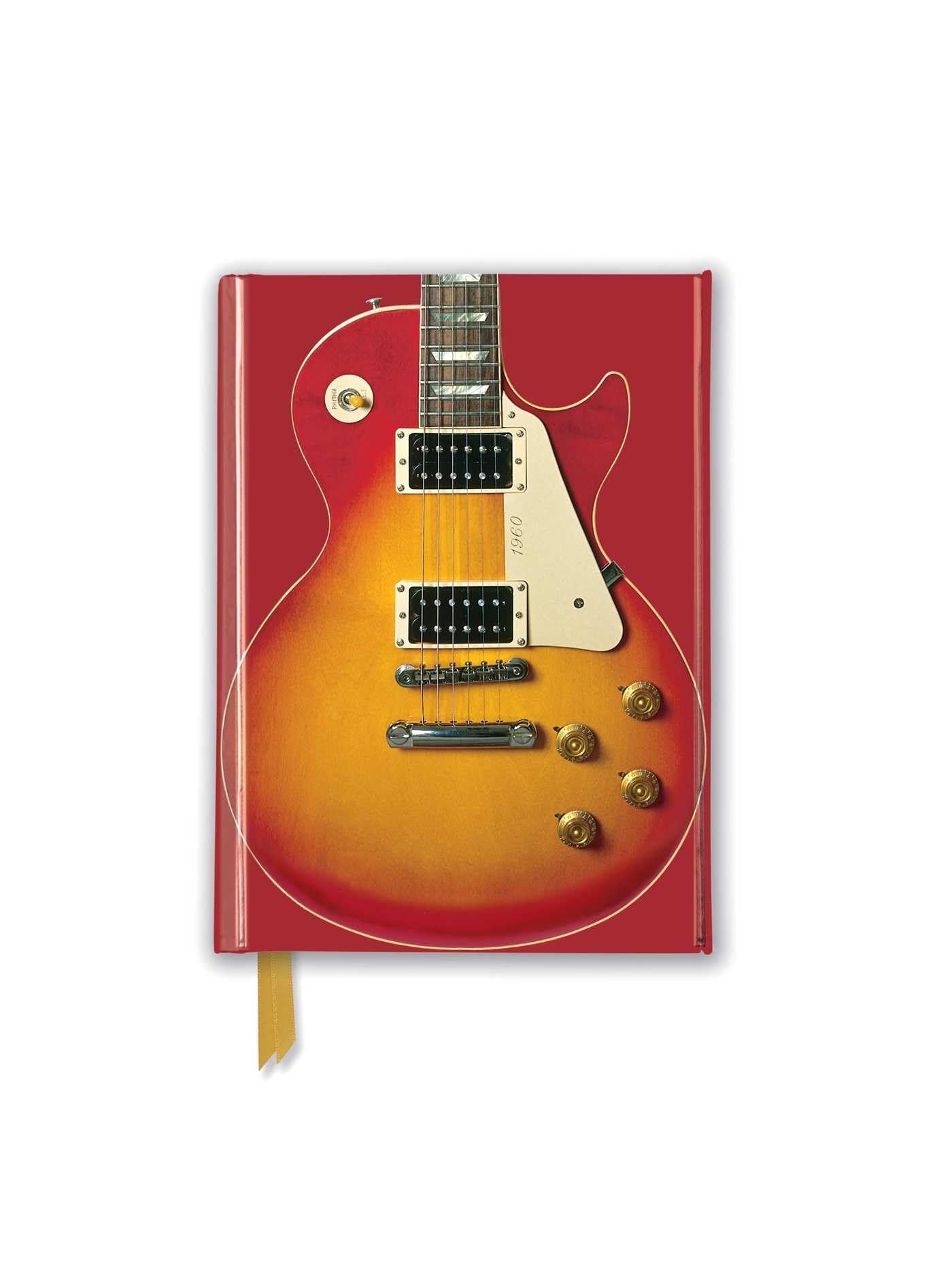 Gibson Les Paul Guitar, Sunburst Red (Foiled Pocket Journal) (Flame Tree Pocket Notebooks),New