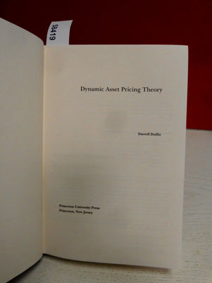 Dynamic Asset Pricing Theory. Second edition