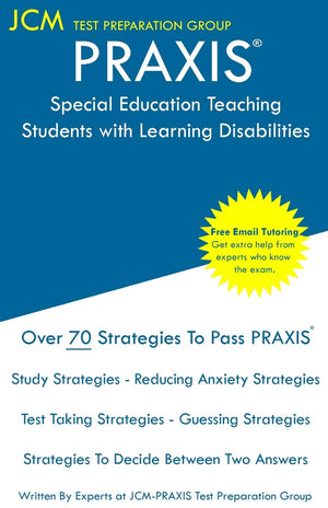 PRAXIS Special Education Teaching Students with Learning Disabilities  Test Taking Strategies: PRAXIS 5383  Free Online Tutori,Used