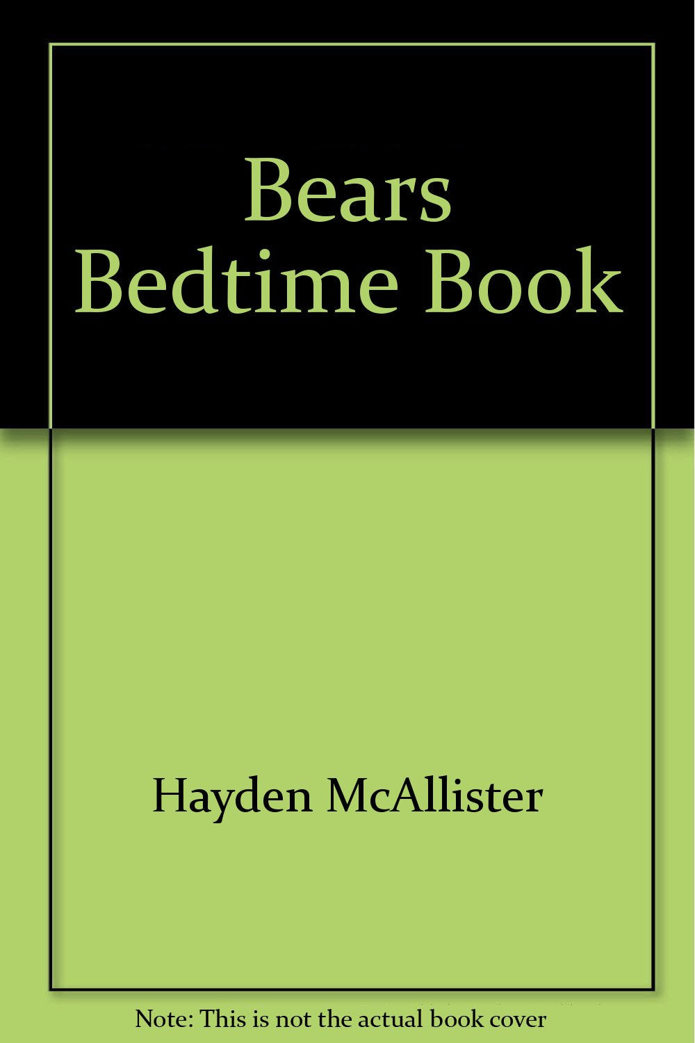 Bears Bedtime Book,Used