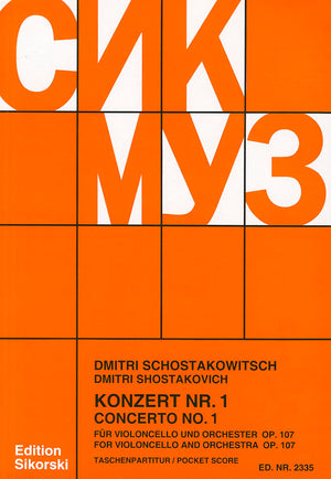 Concerto No. 1 for Violincello and Orchestra, Op. 107,Used