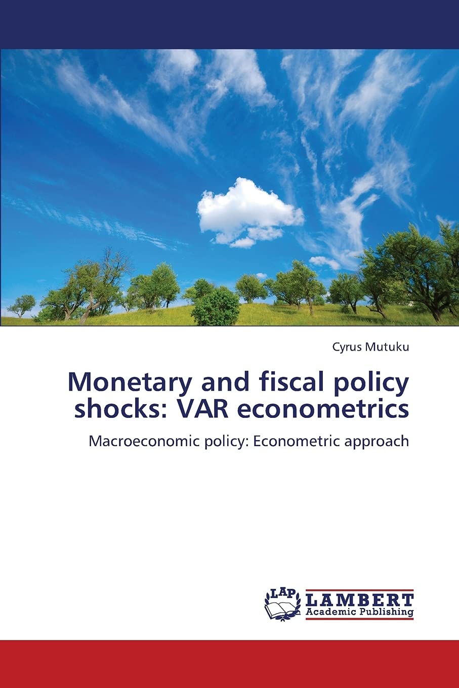 Monetary and fiscal policy shocks: VAR econometrics: Macroeconomic policy: Econometric approach,Used