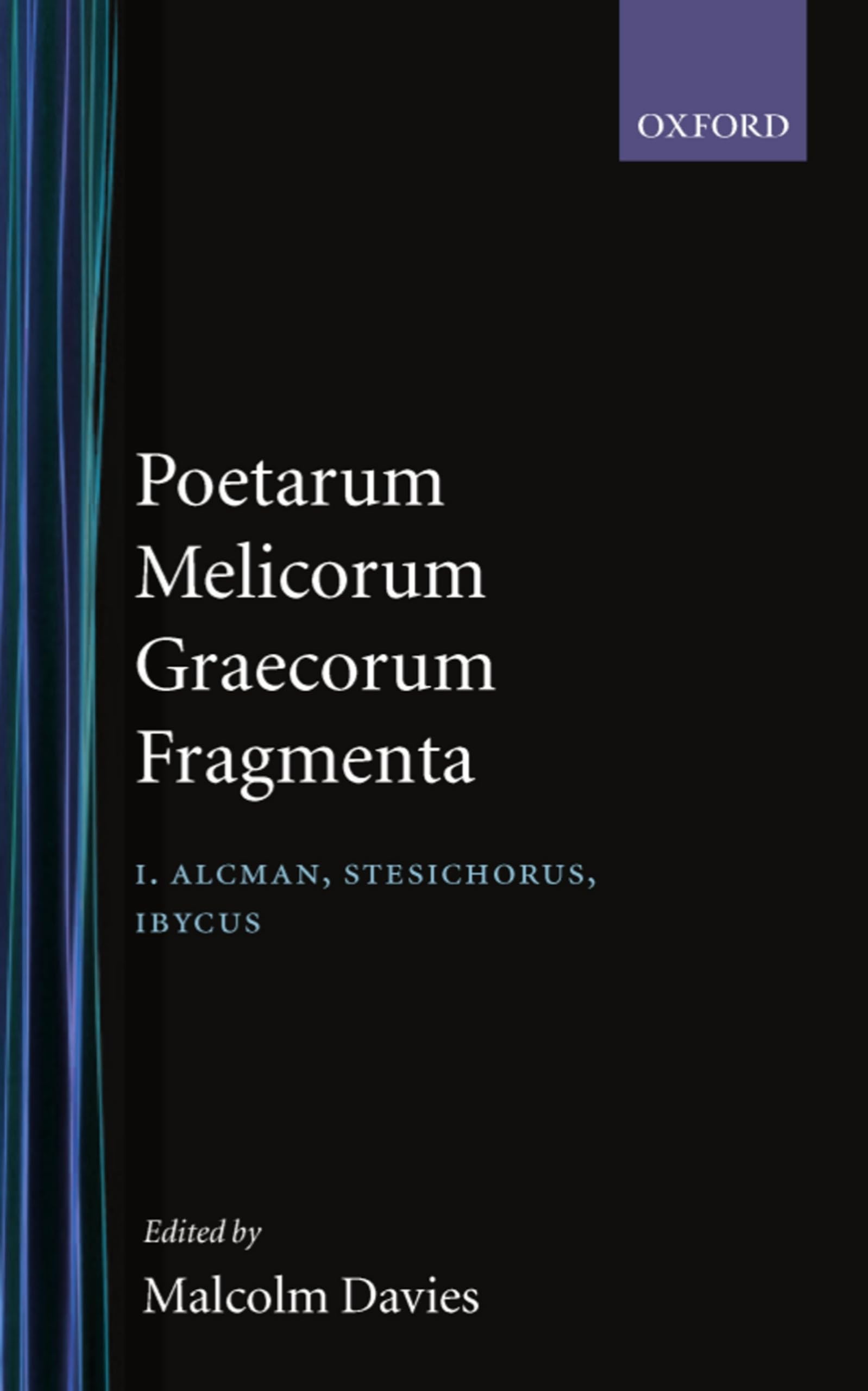 Poetarum Melicorum Graecorum Fragmenta,Used