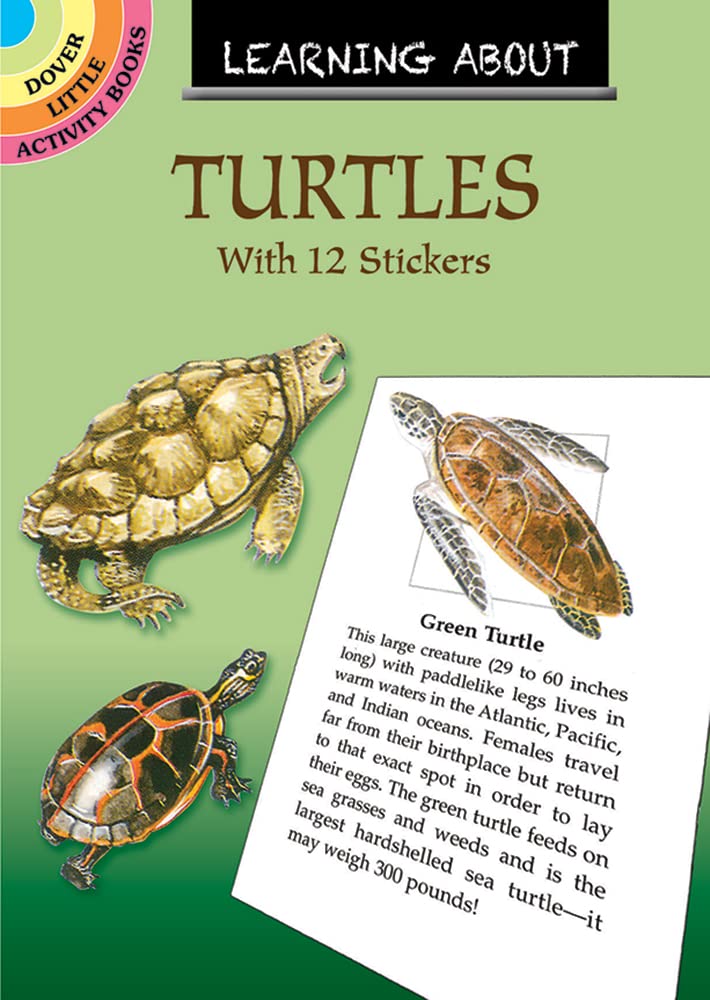Learning About Turtles (Dover Little Activity Books: Animals),Used