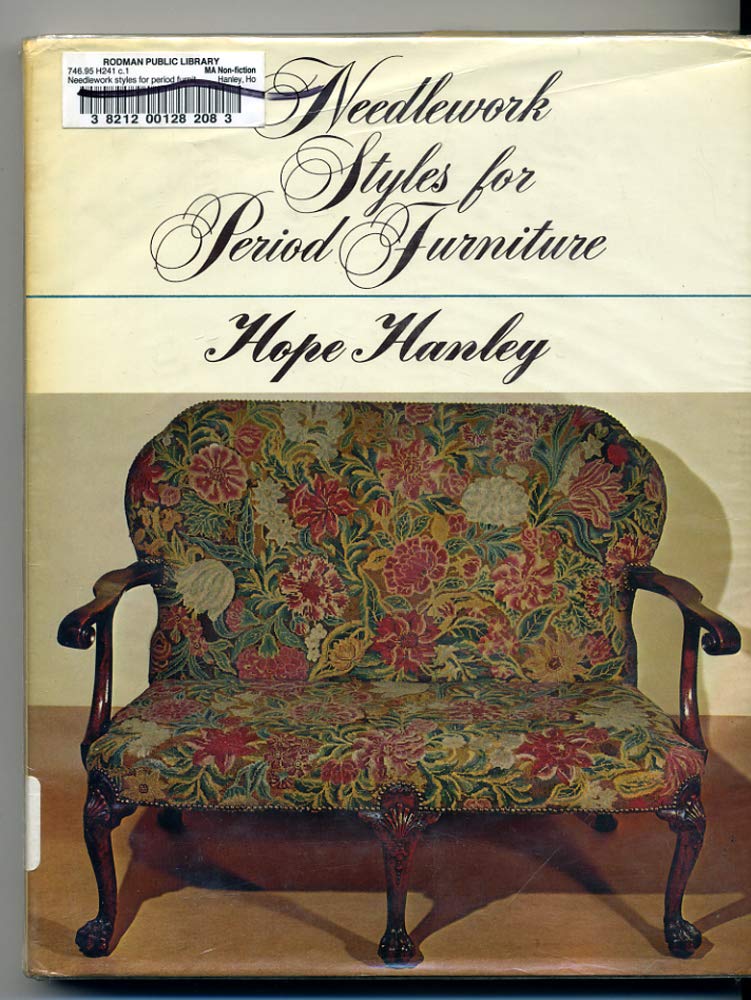 Needlework styles for period furniture,Used
