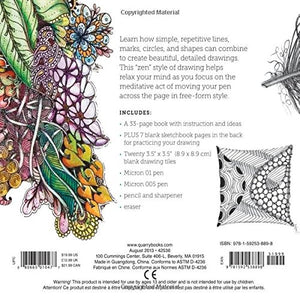 Tangle Art: A Meditative Drawing Kit,New