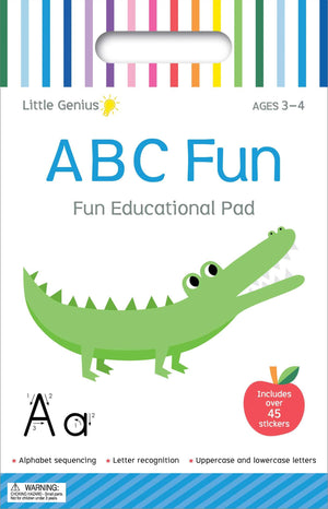 Abc Fun: Fun Educational Activity Pad With Carry Handle (Little Genius)