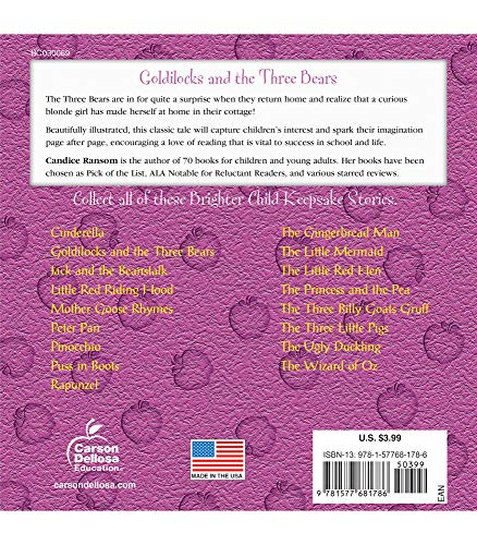Goldilocks and the Three Bears (Keepsake Stories) (Volume 5),Used