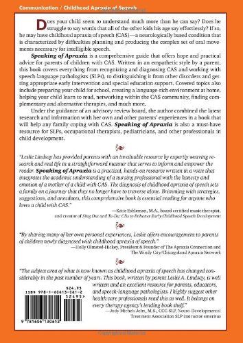 Speaking of Apraxia: A Parent's Guide to Chldhood Apraxia of Speech,New