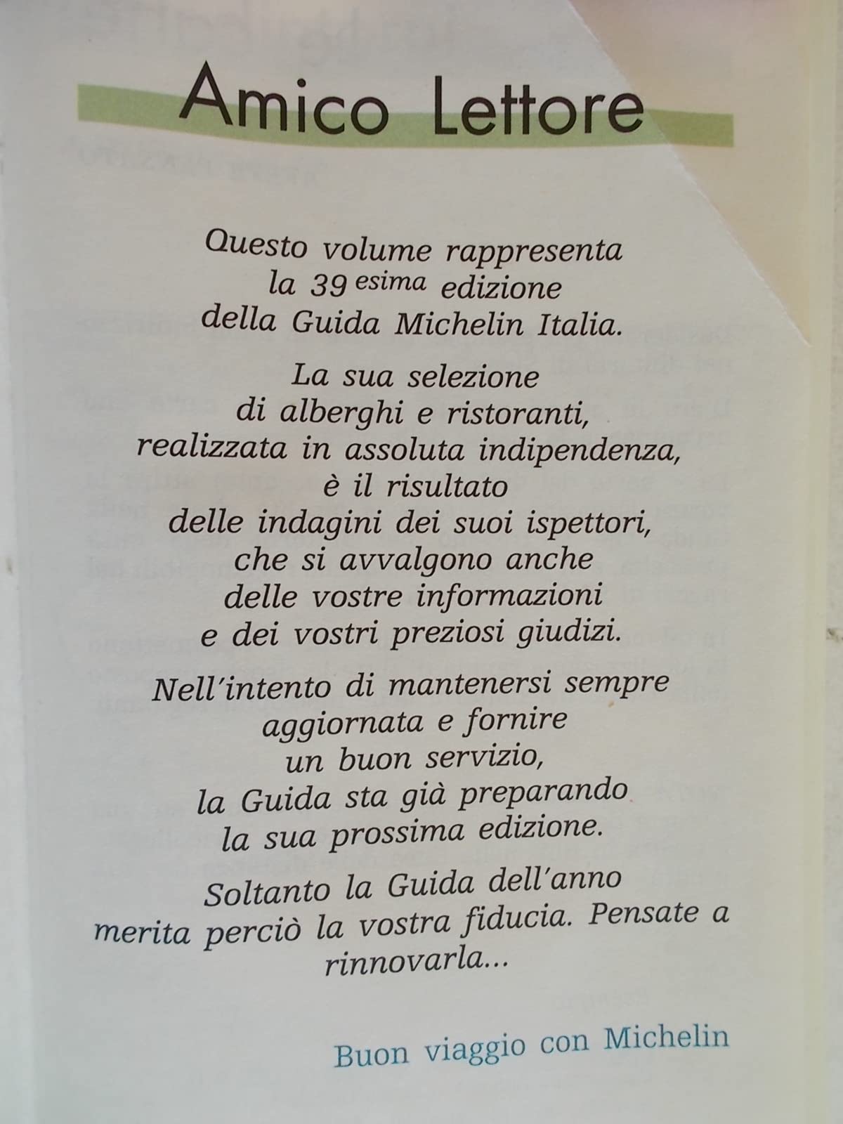 Italia Red Guide,Used