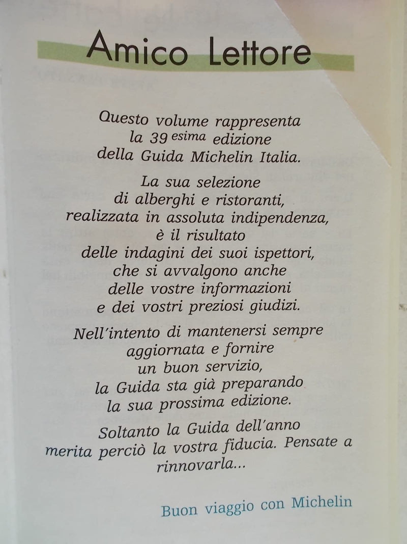 Italia Red Guide,Used