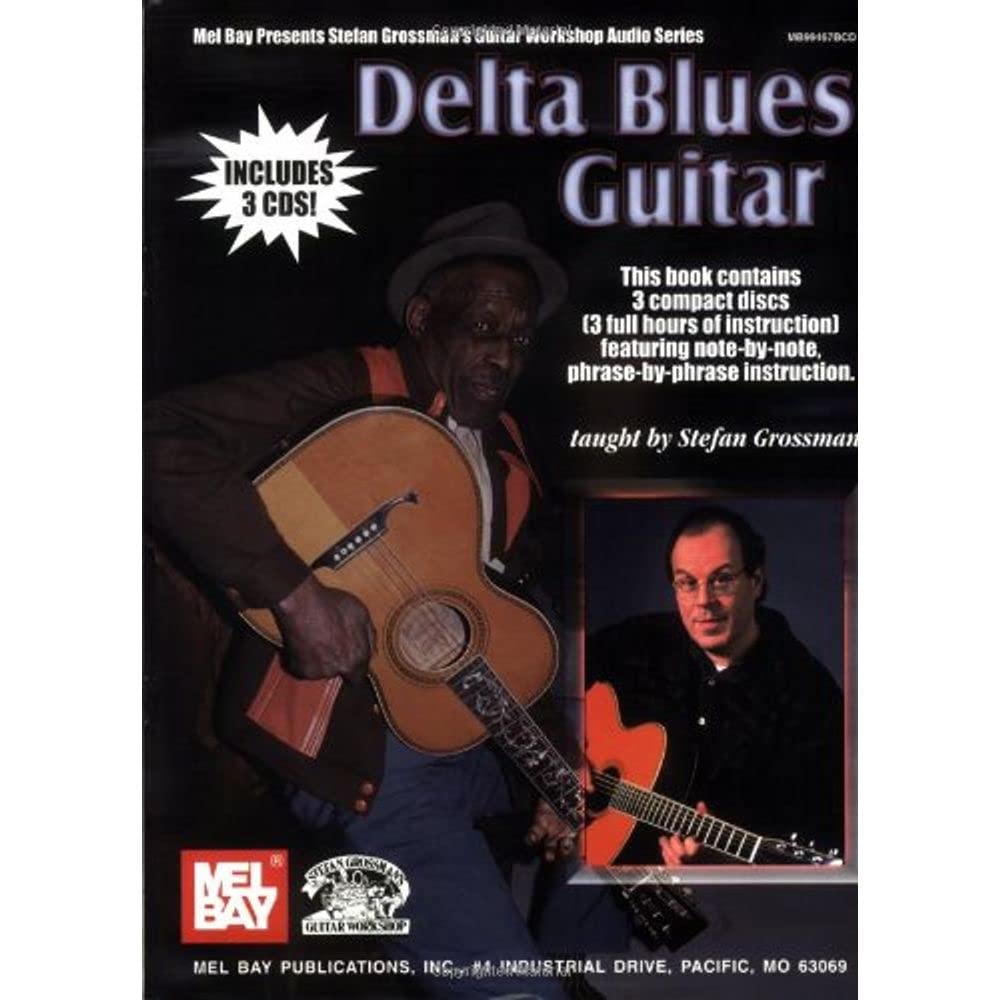 Delta Blues Guitar (Stefan Grossman's Guitar Workshop Audio),Used