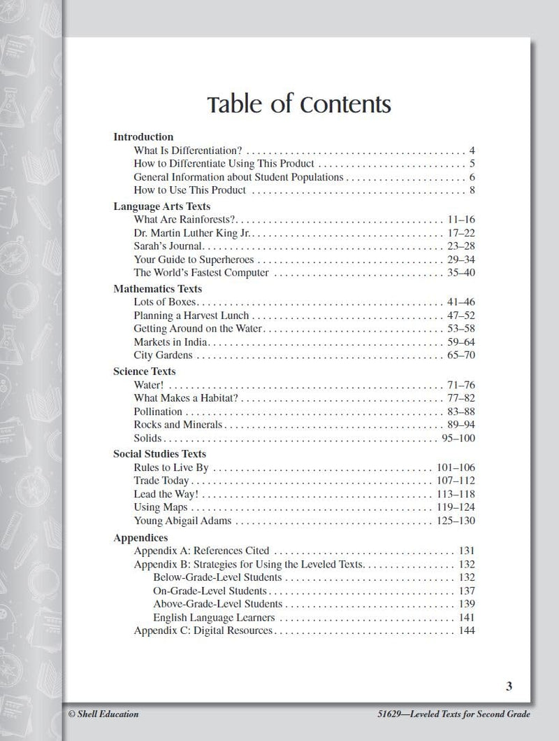 Leveled Texts for Second Grade,Used