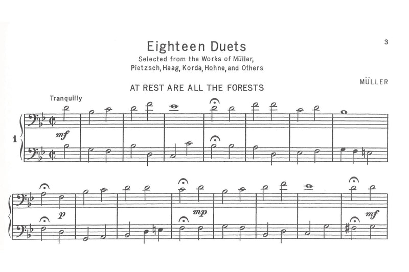 Selected Duets for Trombone or Baritone: Volume 1  Easy to Medium (Rubank Educational Library),Used